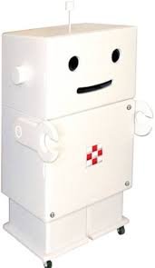 HERO 木製ロボット収納キャビネット ロビット ホワイト