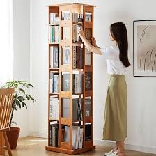 回転式モバイル本棚 360°