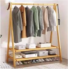 おしゃれな木製ハンガーラック 150cm